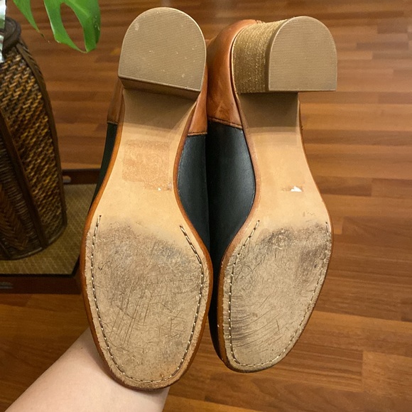 Anthropologie Leifnotes Color Block Knee Length Boots, block heel, size 38 - Picture 7 of 7